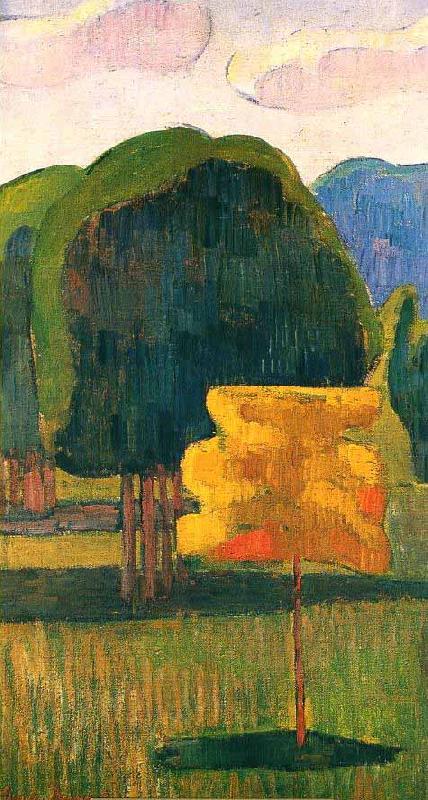 Emile Bernard The yellow tree Sweden oil painting art